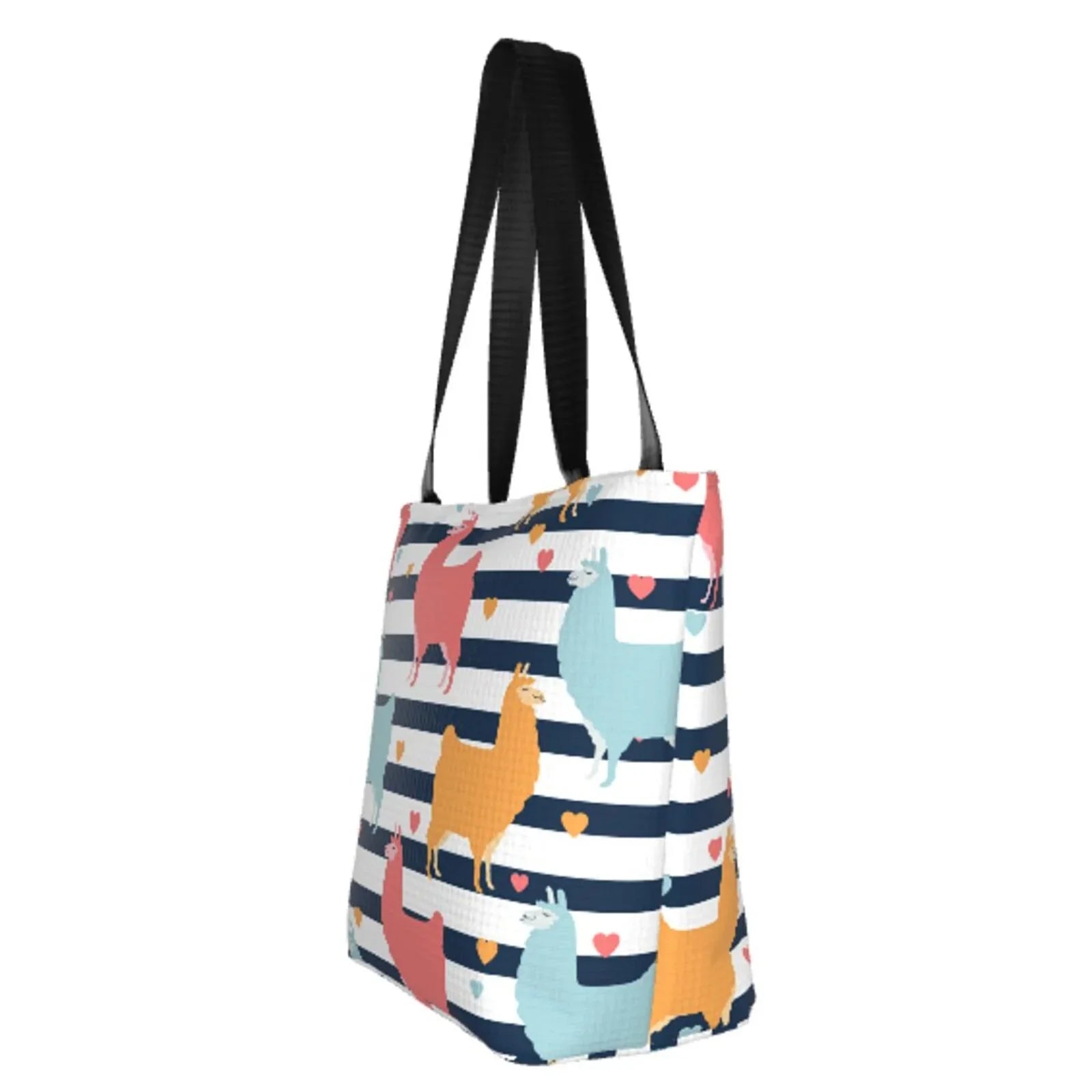 Lukts Colorful Llama Tote Bag,Shoulder Bag Women'S Hobos Handbags Large Capacity Shopping Bag
