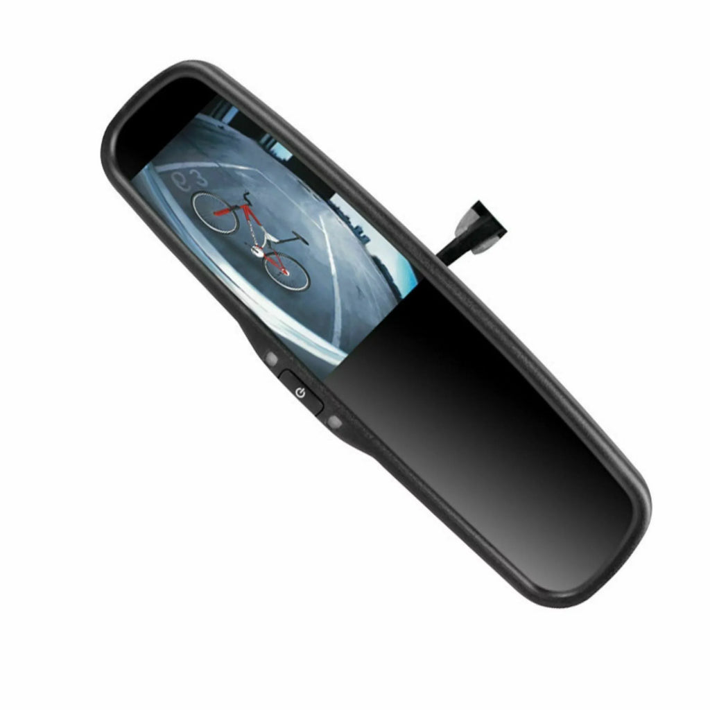 Rydeen MV436S Universal Mount Car Video 4.3 -Inch  LCD Rear View Mirror Monitor