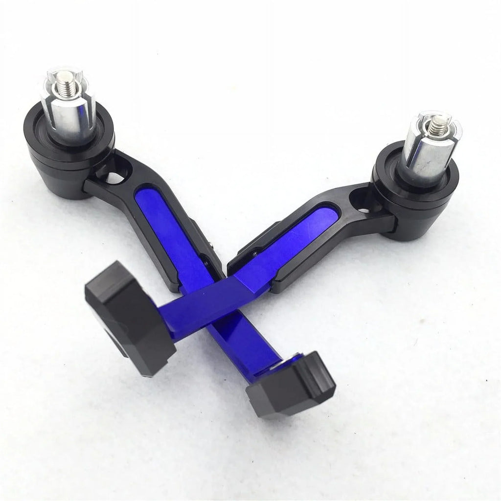 HTT-MOTOR Motorcycle Adjustable Angel Length Black Blue CNC 7/8"(22mm) Protector Proguard Pro Brake Clutch Levers Protect Guard For Suzuki GSXR Hayabusa RM DR Kawasaki Ninja Aprilia Climber