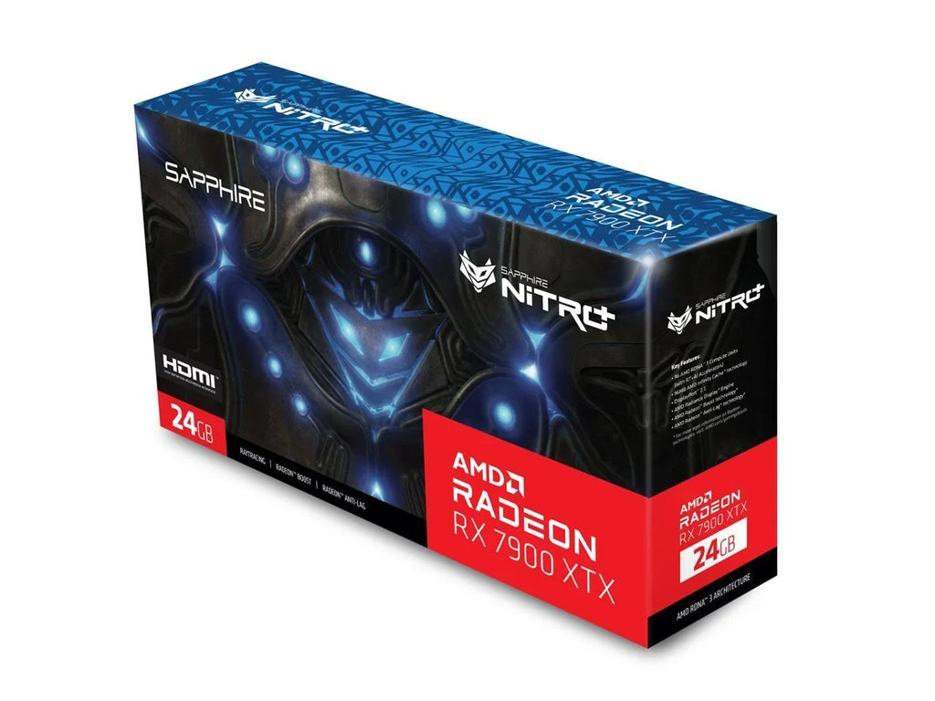 SAPPHIRE NITRO Radeon RX 7900 XTX 24GB GDDR6 PCI Express 4.0 x16 ATX Video Card 11322-01-40G