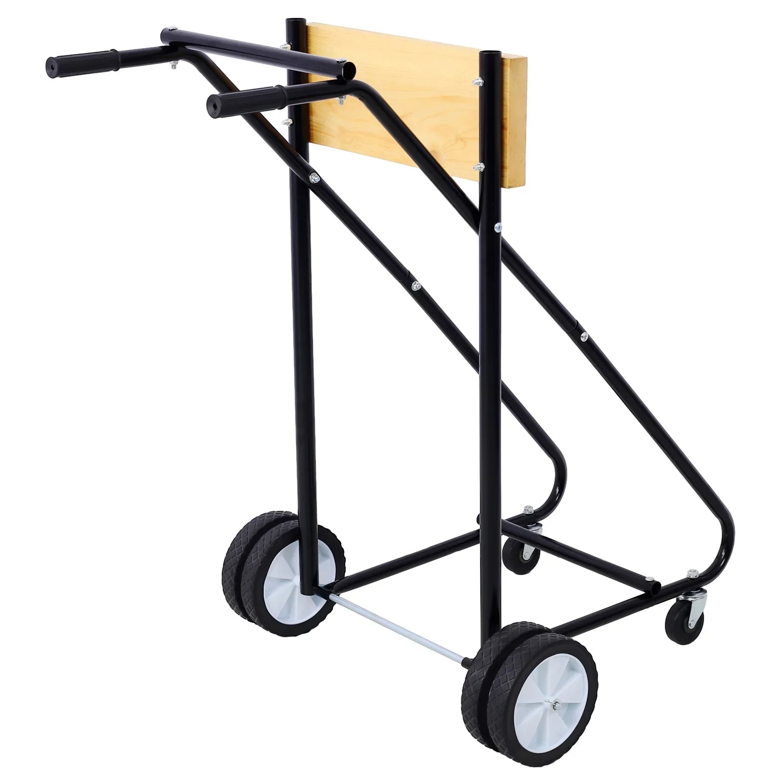 Steel Outboard Boat Motor Stand, 315lbs Capacity, with Wheels for Easy Mobility - Perfect for Garage Storage and Maintenance