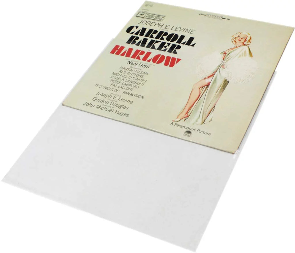 (1000) 12 Vinyl Record Outer Sleeves  Extra Thick Resealable - Super Clear, Archival Quality - Premium 2.5 mil Thick - #12SB025RS