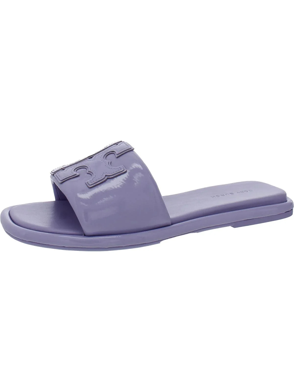 Tory Burch Womens Double T Sport Slide Leather Slides FLatitude Sandals