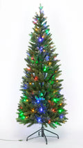 Holiday Peak 6-Foot Pre-Lit Fraiser-Like Christmas Tree, Color Changing Multi Colored and White LED Lights