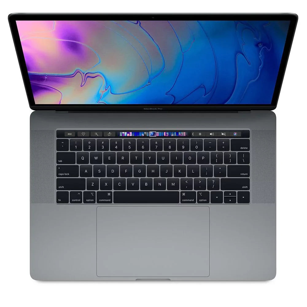 A Grade Macbook Pro 15.4-inch (Retina, Space Gray, Touch Bar) 2.9Ghz 6-Core i9 (Mid 2018) MR942LL/A 2TB SSD 16GB Memory 2880x1800 Display Mac OS Sierra Power Adapter Included