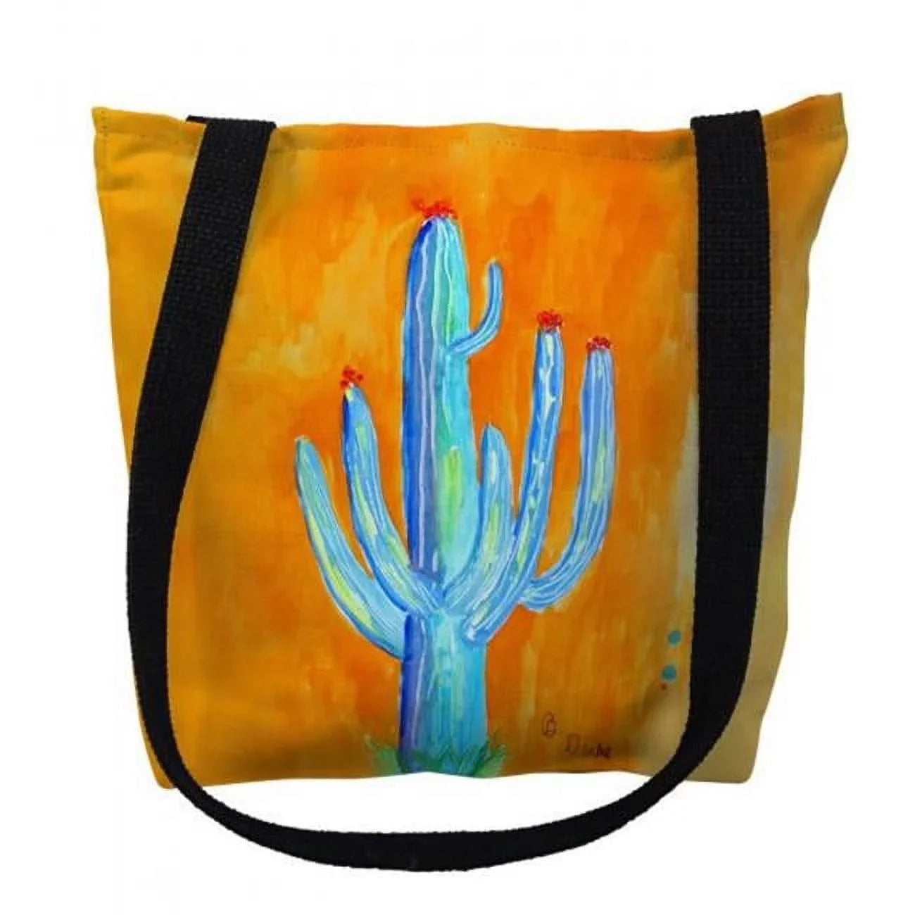Betsy Drake TY1110M 16 x 16 in. Tall Cactus Tote Bag - Medium