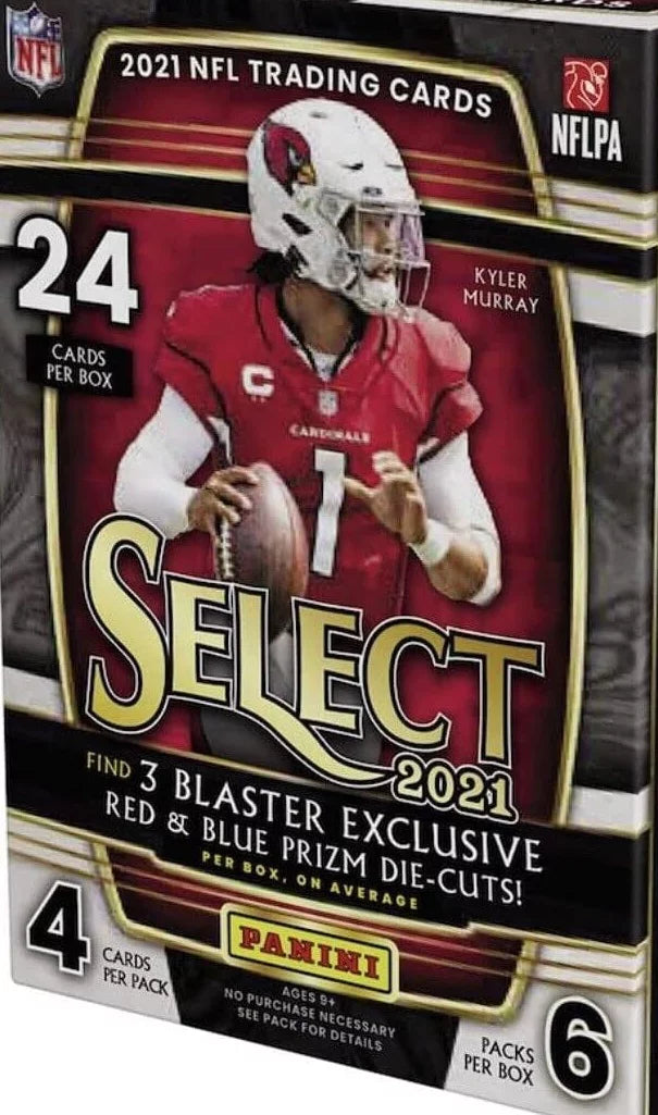 Panini 2021 NFL Trading Cards, 24 Pieces - Exclusive Red & Blue Prizm Die-Cuts