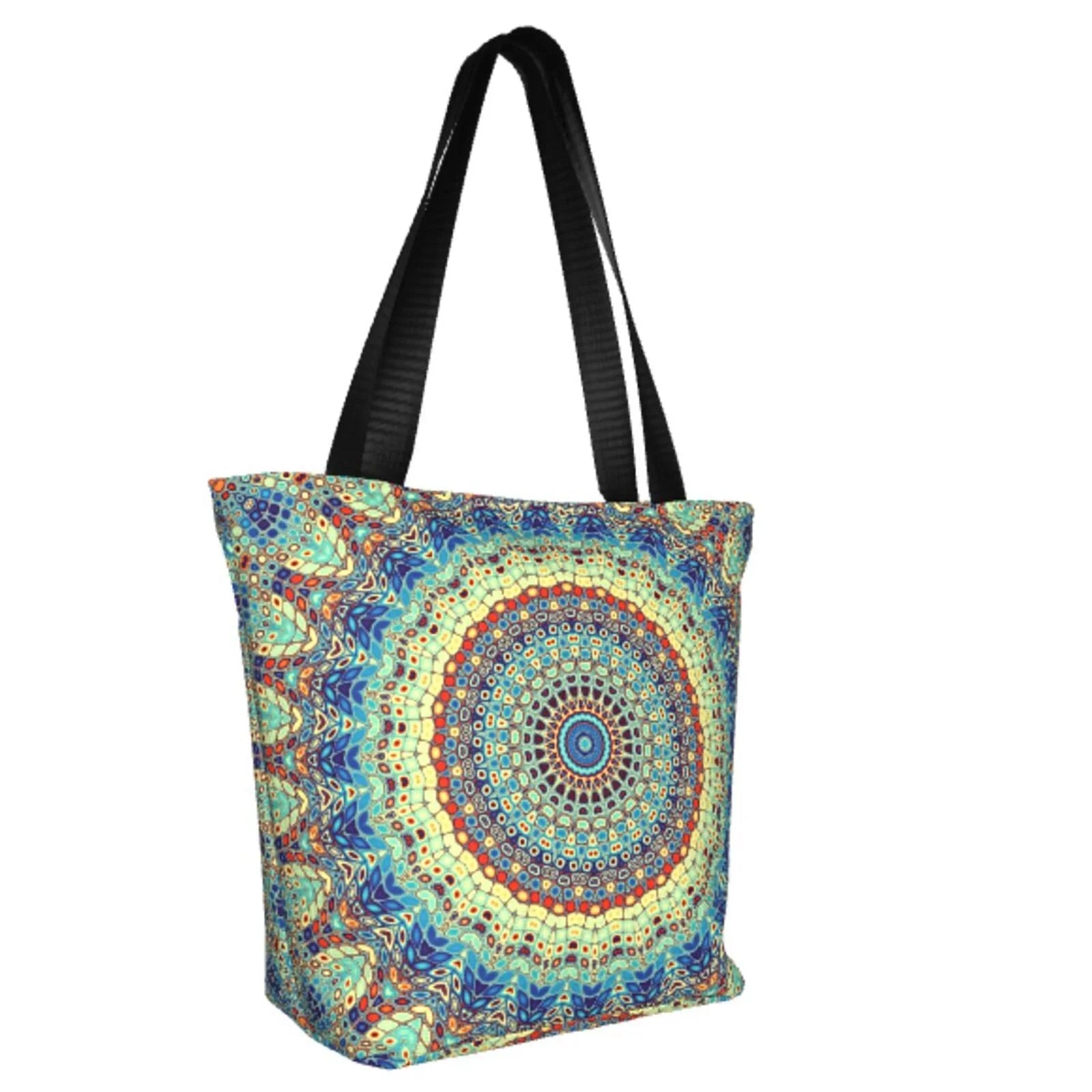Lukts Round Mandala1 Tote Bag,Shoulder Bag Women'S Hobos Handbags Large Capacity Shopping Bag