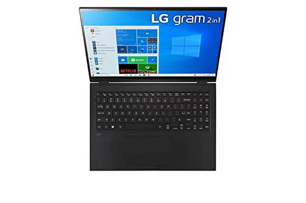LG Gram 16" 2-in-1 Laptop 2022 | Full Day Battery | WQXGA IPS Touchdisplay | Intel EVO PLatitudeform i7-1165G7 | 16GB RAM 512GB NVMe SSD | Iris Xe Graphics Backlit KB WiFi 6 | Win 10 Pro | Pen