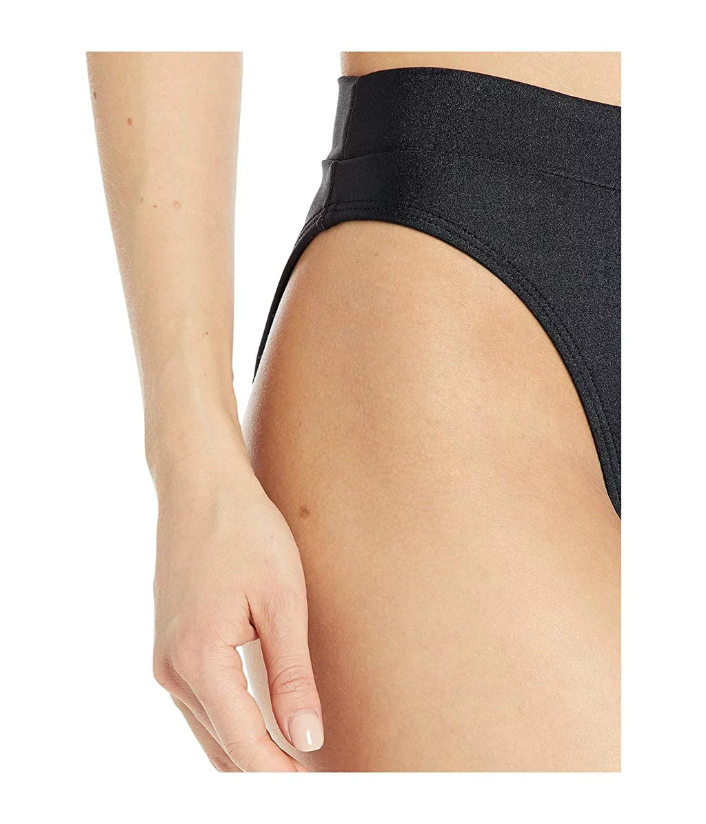 Luli Fama Cosita Buena High Banded Waist Bottom Black MD