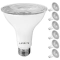 Luxrite 6-Pack LED PAR30 Flood Light Bulb 4000K Cool White 850 Lumens 11W Dimmable Wet Rated E26 Base UL Listed