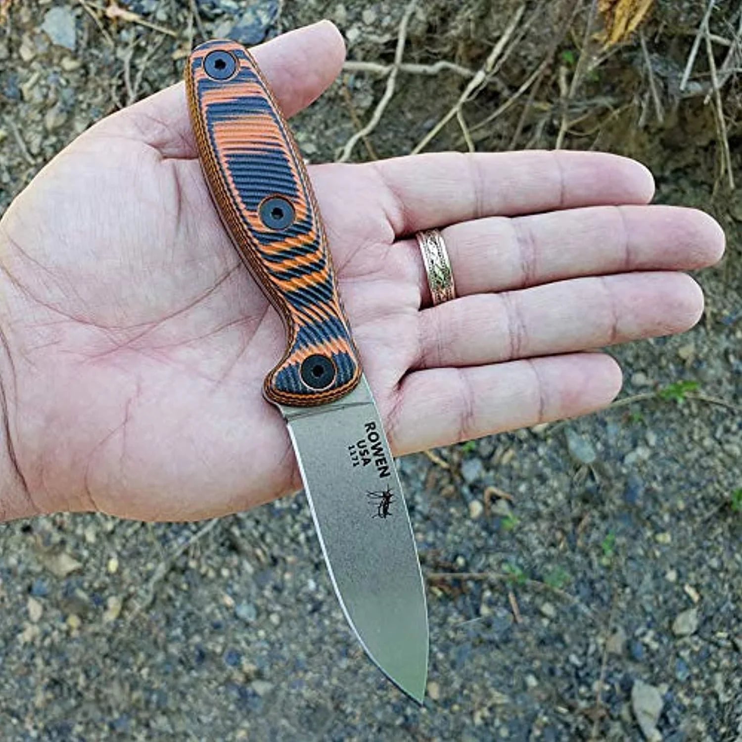 ESEE XAN2-006 Xancudo Fixed Blade Knife S35VN Stainless Steel & Orange/Black G10 Knives