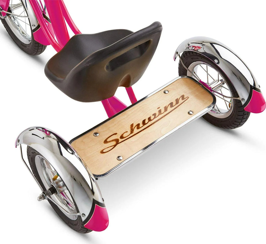 Schwinn Roadster Classic Tricycle, 12 in. Front Wheel, Ages 2 - 4, Pink