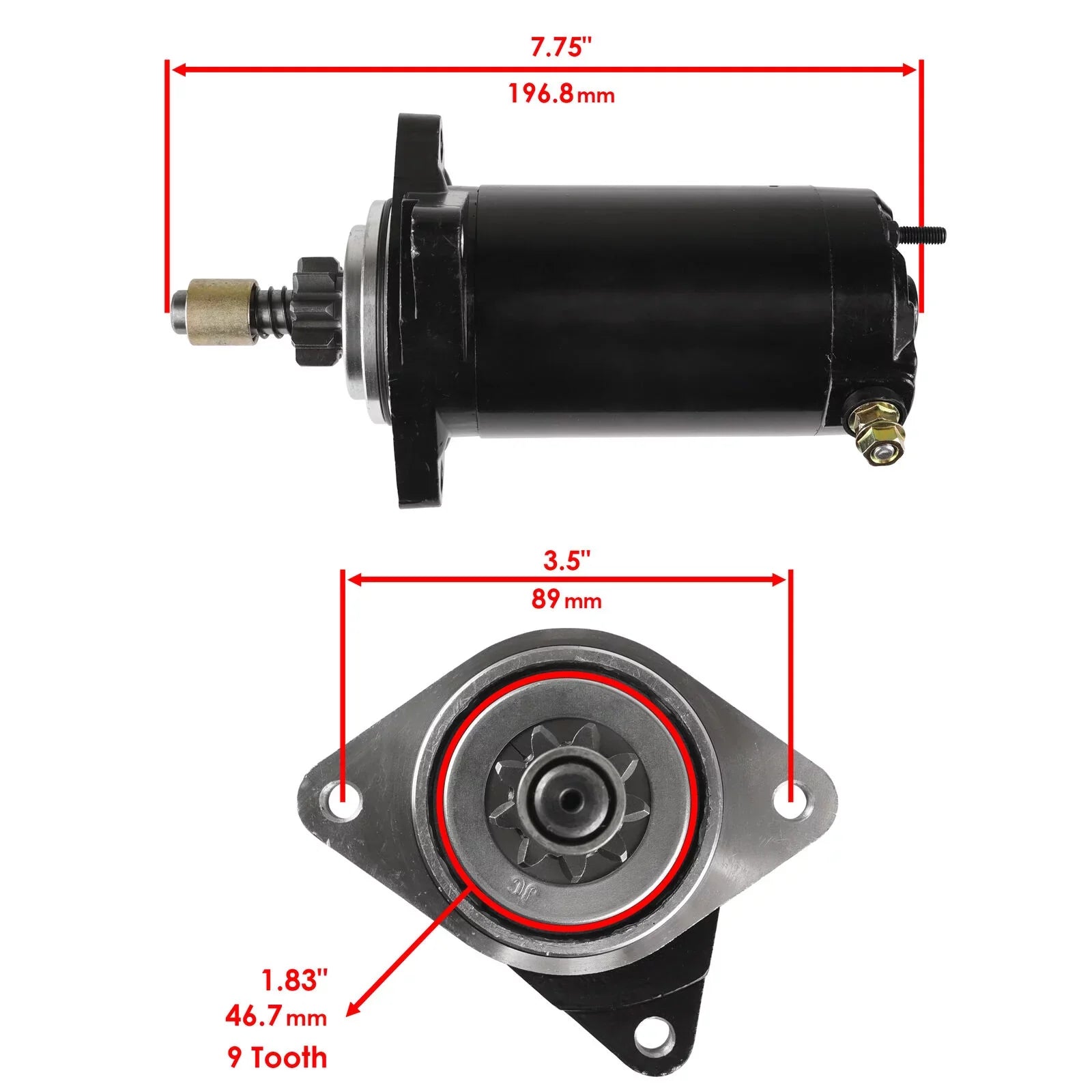 Starter for Sea-Doo GSX / GTX / SPX / XP 782 CC 1995 1996 1997 1998 1999