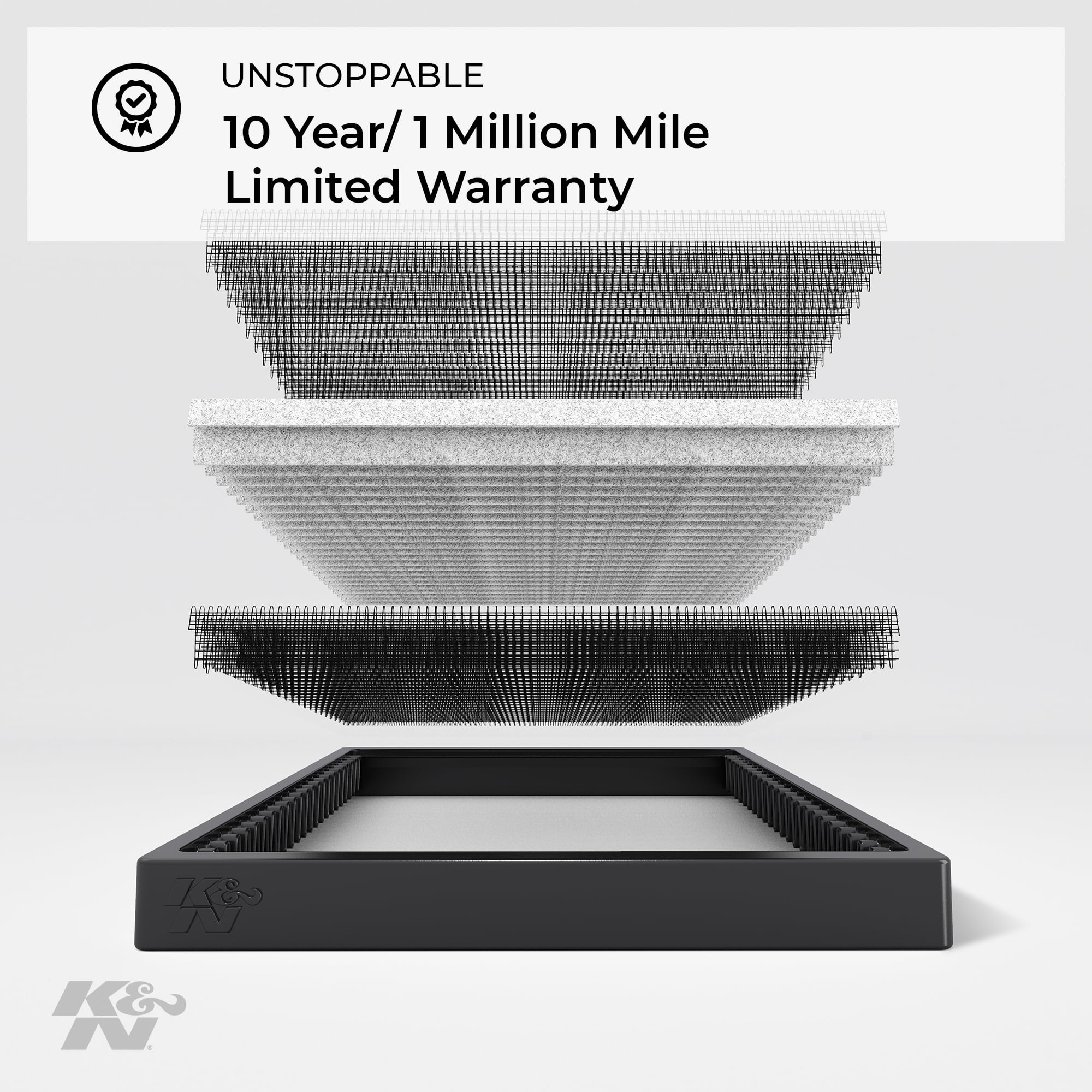 K&N VF2066 Cabin Air Filter Fits select: 2015-2019 MERCEDES-BENZ C