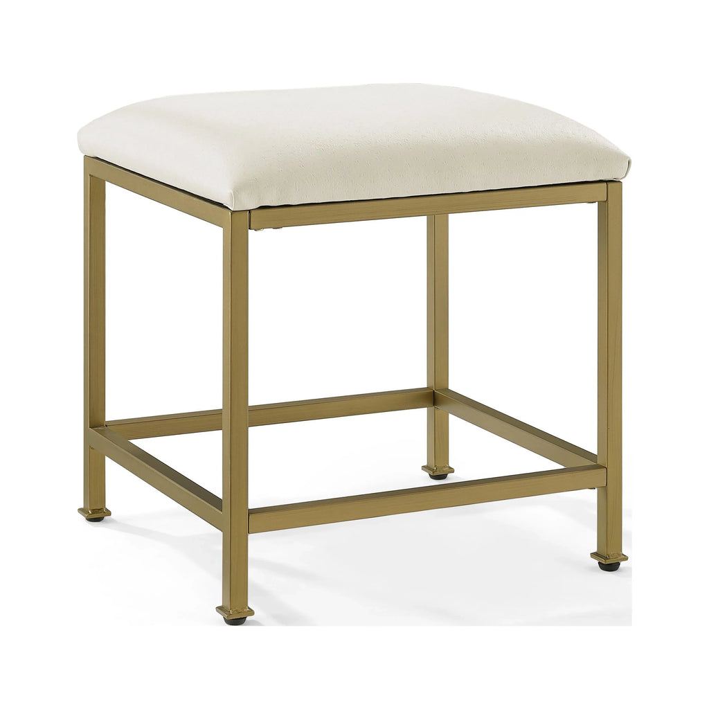 Aimee Vanity Stool Soft Gold