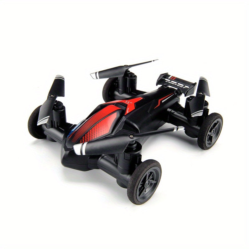 Drone For Land And Air Dual-use RC Toy Car Four-axis Unmanned Drone High-speed And Low-speed Switch Intelligent Height Setting, Stable Flight, Gift Toys