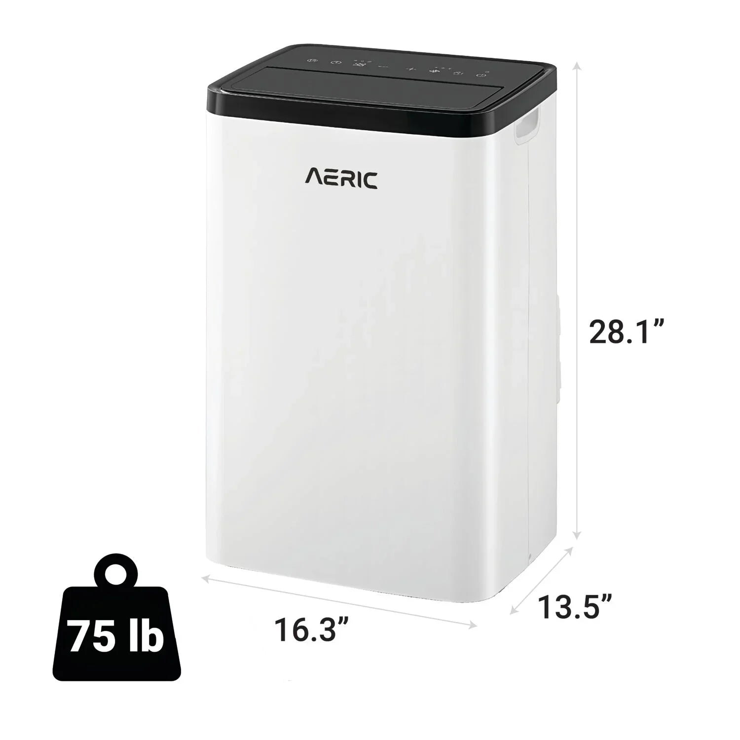 Aeric 10,000 BTU SACC (14,000 BTU ASHRAE) Portable Air Conditioner