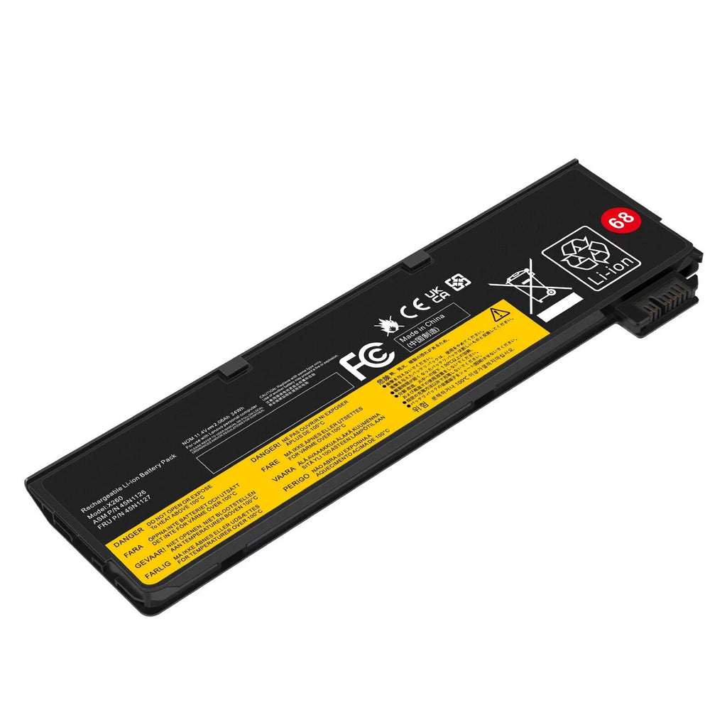 For  ThinkPad X240 T440 T450 X250 X260 T460 Battery 68+ 24Wh