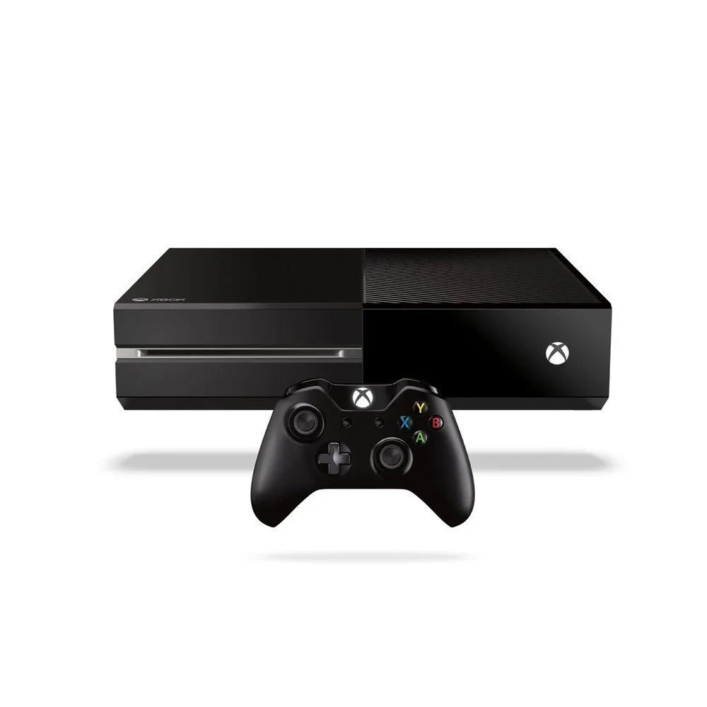 Xbox One Original 500GB Gaming Console Black Headset 2 Controller Included WithResident Evil 2 Game BOLT AXTION Bundle Like New