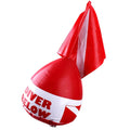 InfLatitudeable Dive Buoy With Red Flag Snorkel Scuba Diving Surface Marker Safety Outdoor Accessory
