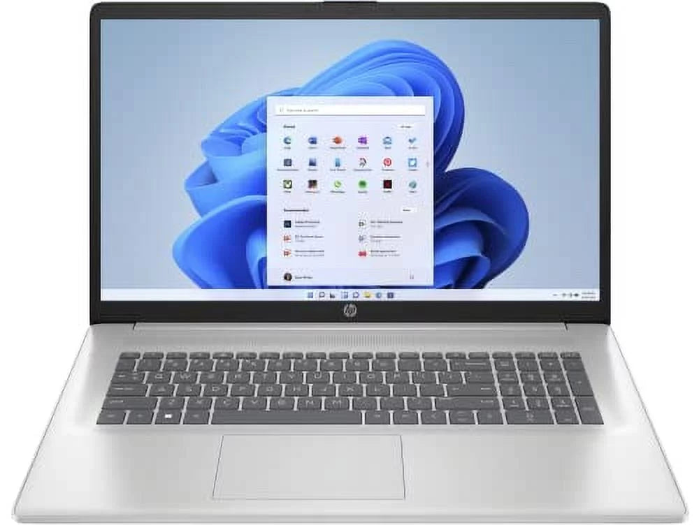 2023 Newest 17.3” FHD IPS Laptop PC 10-Core Intel 13th i7-1355U Iris Xe Graphics 32GB DDR4 1TB NVMe SSD WiFi AX BT5.3 USB-C HDMI Webcam Natural Silver Windows 11 Pro w/RE USB