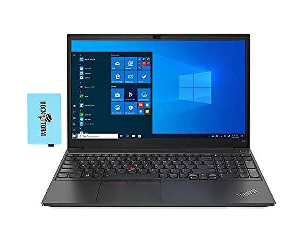 2021 ThinkPad E15 Gen 2 15.6" FHD Display Business Laptop (Intel i5-1235U 4-Core, 32GB RAM, 512GB PCIe SSD, Intel Iris Xe, WiFi 6, BT 5.2, Integrated Webcam, Win10P) w/Hub