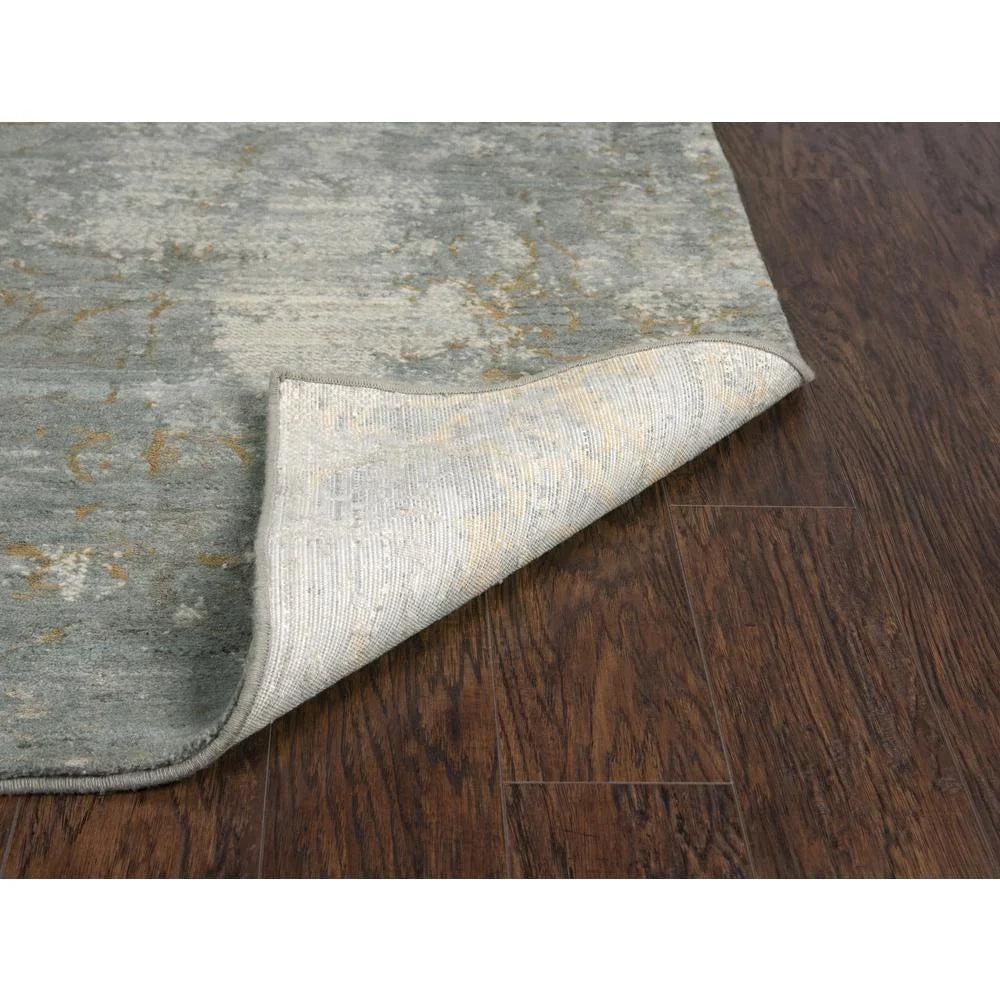 Alora Decor Essential 10' x 13' Scroll Gray/Ivory Hybrid Area Rug