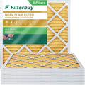 Filterbuy 25x25x1 MERV 11 Pleated HVAC AC Furnace Air Filters (6-Pack)