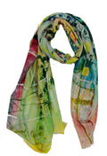 Pods & Print - Cashmere/Wool Blend Scarf by James Paul Cheung