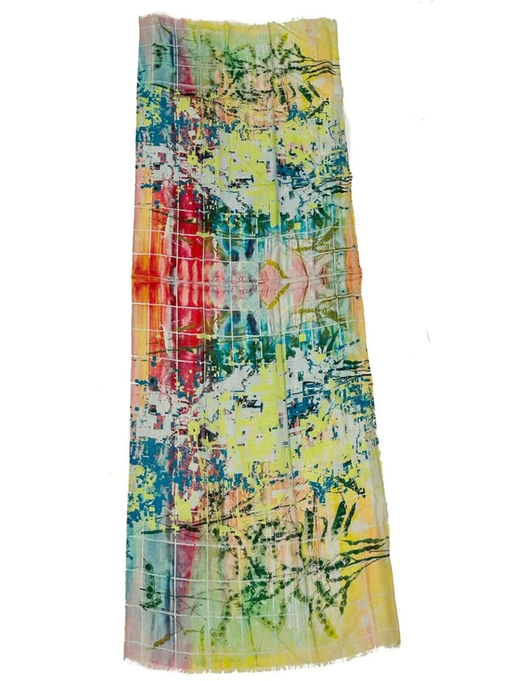 Pods & Print - Cashmere/Wool Blend Scarf by James Paul Cheung