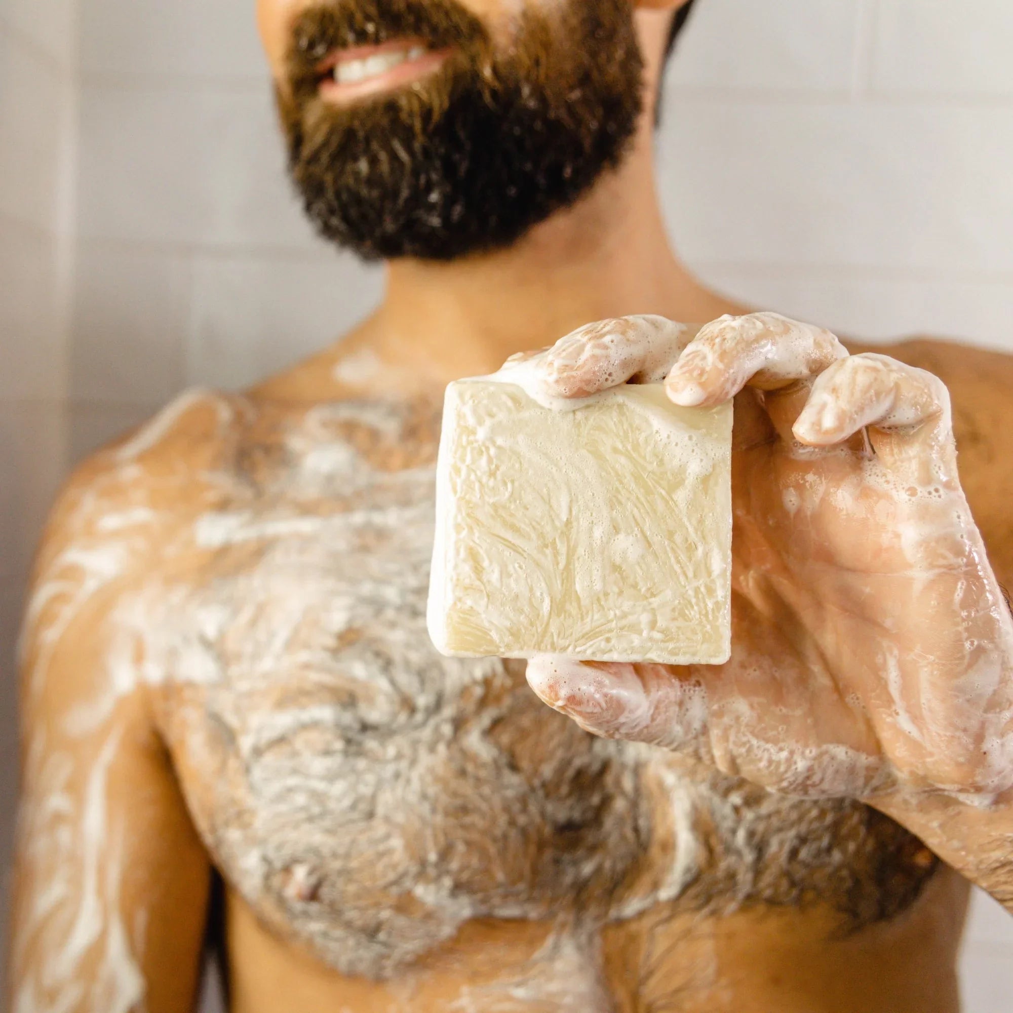 Dr. Squatch Men's Soap Variety 4 Pack - Men's Natural Bar Soap - Coconut Castaway, Alpine Sage, Fresh Falls, Eucalyptus Greek Yogurt