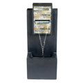 Jeco FCL186 32 in. Contemporary Finish with Rock Texture Fountain & LED Light
