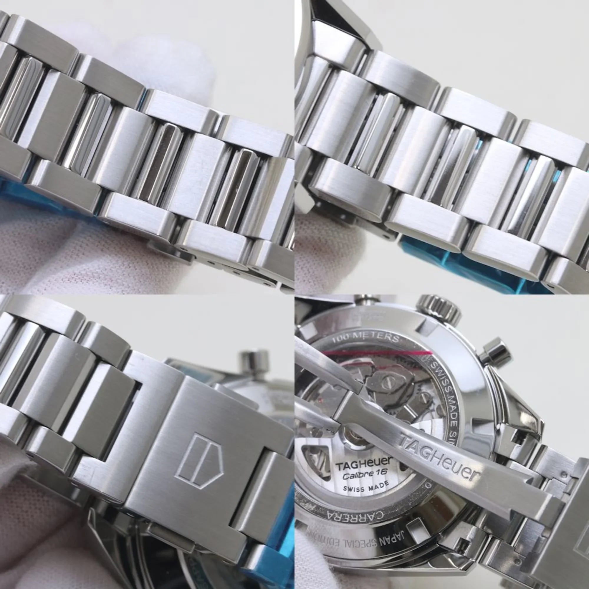 Pre-Owned TAG HEUER Carrera Chronograph Blue Edition CBK2114.BA0715 Stainless Steel Men's 39307 (Good)
