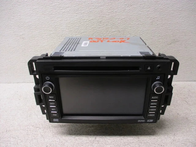Pre-Owned 07 2007 Saturn Outlook AM FM CD DVD GPS Navigation Radio Receiver OEM LKQ (Good)