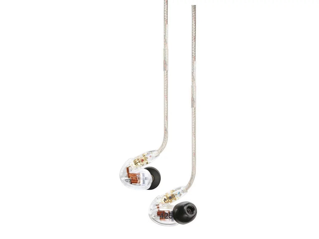 Shure SE425 Pro In-Ear Sound IsoLatitudeing Dual Driver Earphones - Clear