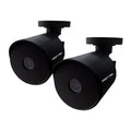 Night Owl Wired 1080p HD Surveillance Bullet Cameras, Indoor Outdoor, Night Vision, Black, 2-Pack, Add to a Compatible Night Owl Recorder