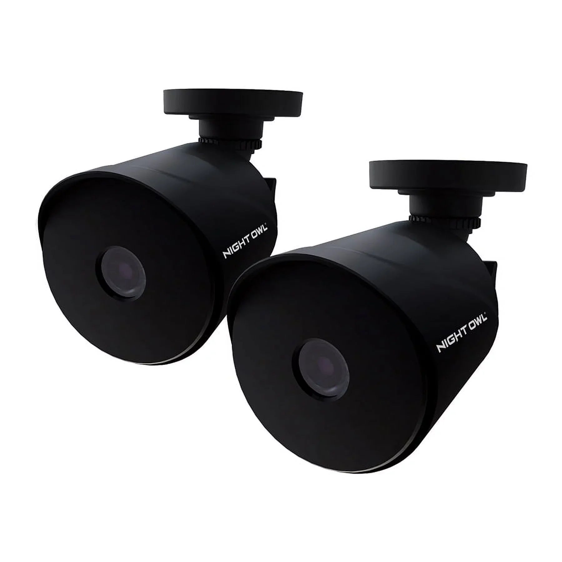 Night Owl Wired 1080p HD Surveillance Bullet Cameras, Indoor Outdoor, Night Vision, Black, 2-Pack, Add to a Compatible Night Owl Recorder