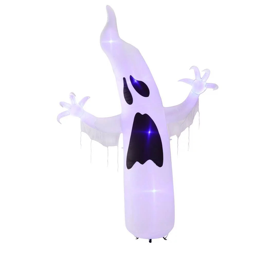 12 ft. Short Circuit Ghost Halloween InfLatitudeable with Lightshow