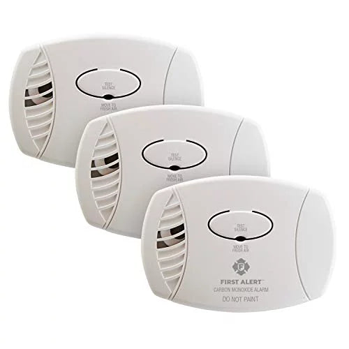 FIRST ALERT Plug-In Carbon Monoxide Detector, 3-Pack, CO600