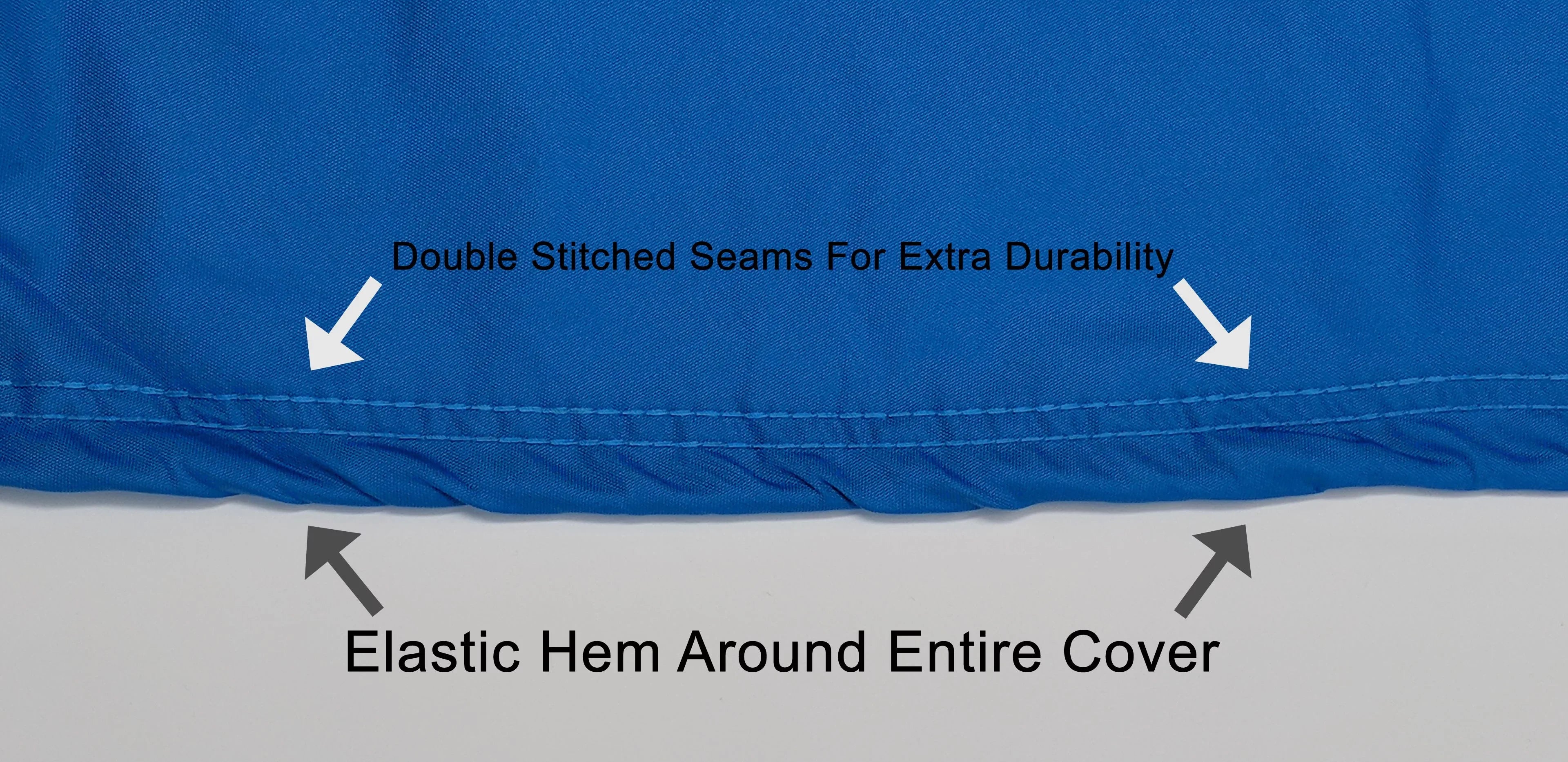 Weatherproof Jet Ski Cover For YAMAHA Wave Runner FX SHO 2008-2011 - BLUE / Black Color - All Weather - Trailerable - Protects from Rain, Sun, And More! Includes Trailer Straps And Storage Bag