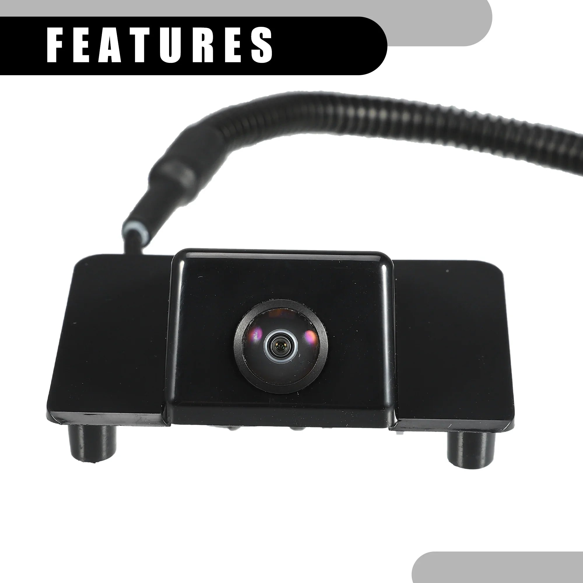 Rear View Back Up Camera No.15173619 for Chevrolet Suburban 1500 2500 3500 2008 Plastic Black