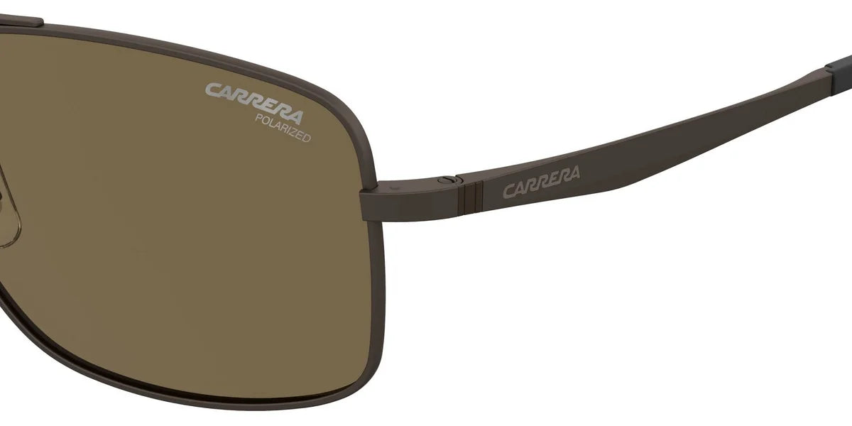 Carrera Polarized Bronze Rectangular Men's Sunglasses CARRERA 8040/S 009Q/SP 60