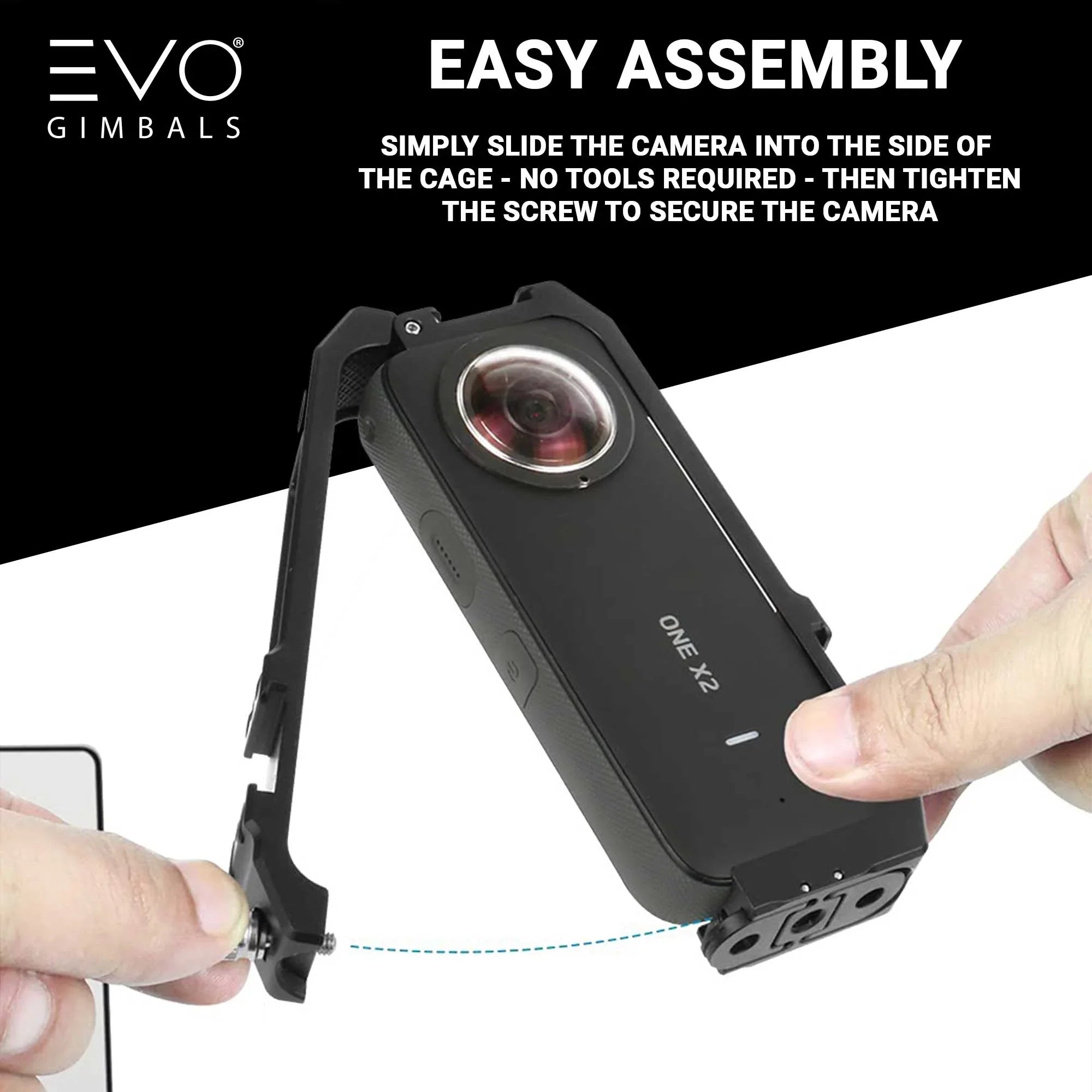 PROX2 Camera Cage for Insta360 ONE X2