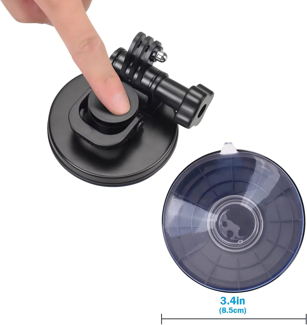 Suction Cup Mount Compatible for Gopro Hero 11 Hero 10 Hero 9 Hero 8 Hero 7 Hero 6 Hero 5 Hero 4 Hero 3+ Hero 3