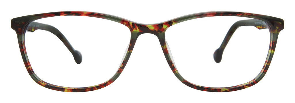 Lisa Loeb Eyeglasses Frames for Women, Green Flash 203, 56-16-140