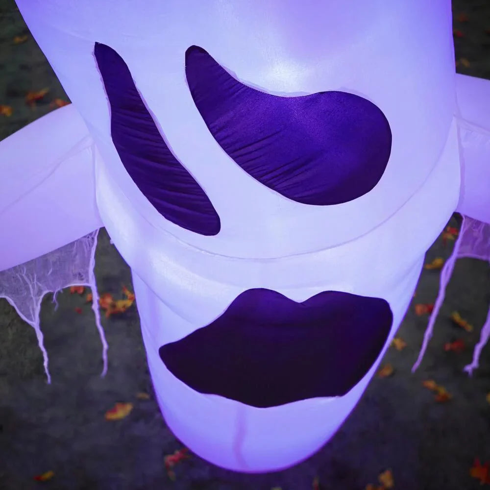 12 ft. Short Circuit Ghost Halloween InfLatitudeable with Lightshow