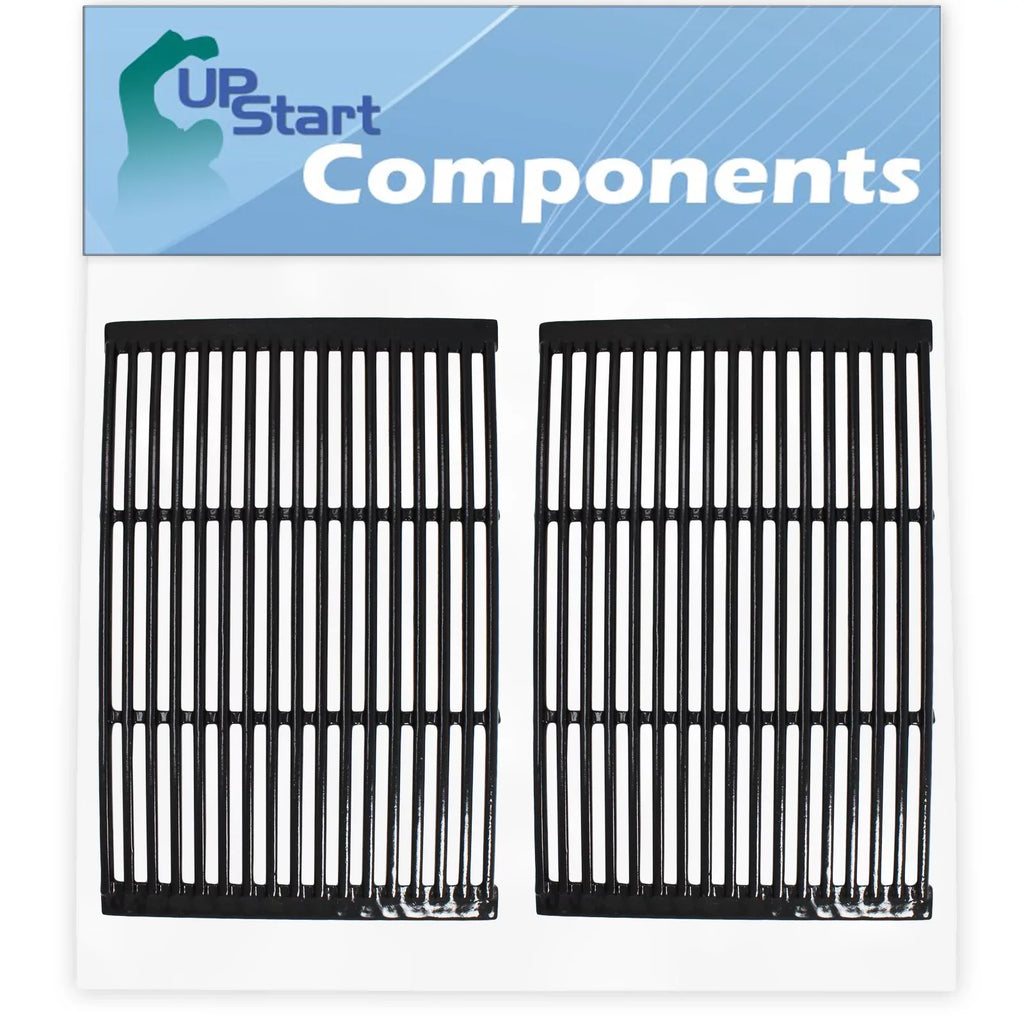 2-Pack BBQ Grill Cooking Grates Replacement Parts for Charmglow 810-8532-S - Compatible Barbeque Porcelain Enameled Cast Iron Grid 19"
