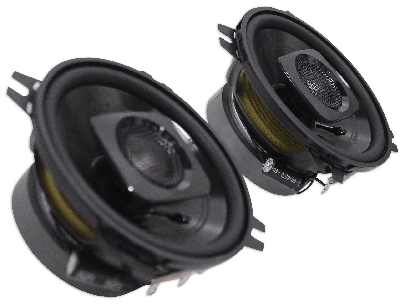 (2) Polk Audio 4" Chrome Tower Speakers+MTX 2-Channel Amp For ATV/UTVCART