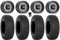 MetalFX Delta 15" Wheels Black 35" RT320 Tires Polaris RZR XP 1000 / PRO XP / Ranger XP 900/1000